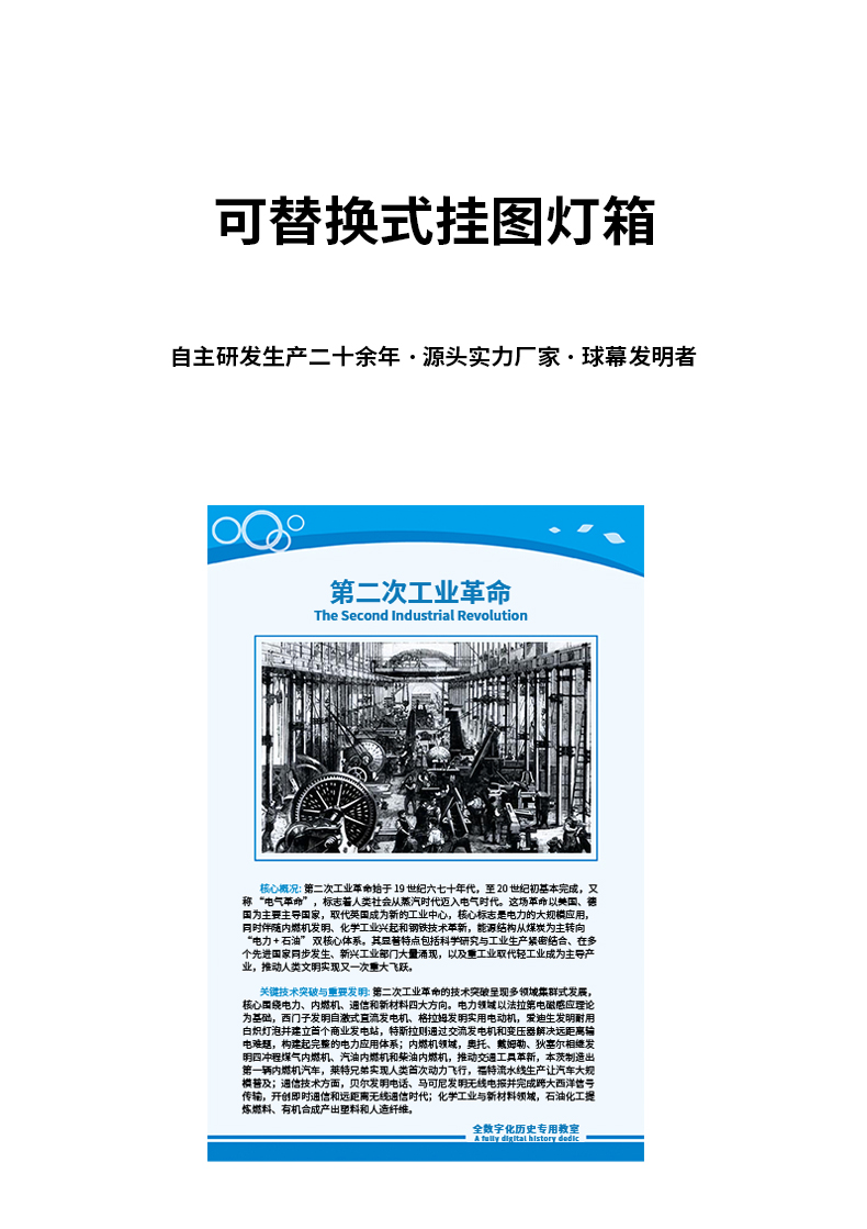 可替換式掛圖燈箱